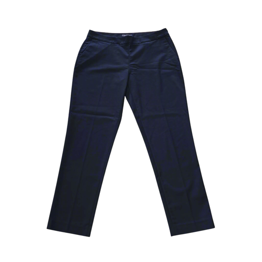 Navy blue pants on a white background 2736