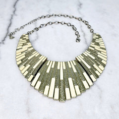 Vintage Gold and White Necklace