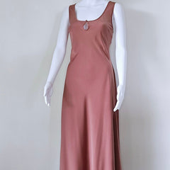 Charlotte Maxi Dress (Dusty Rose)