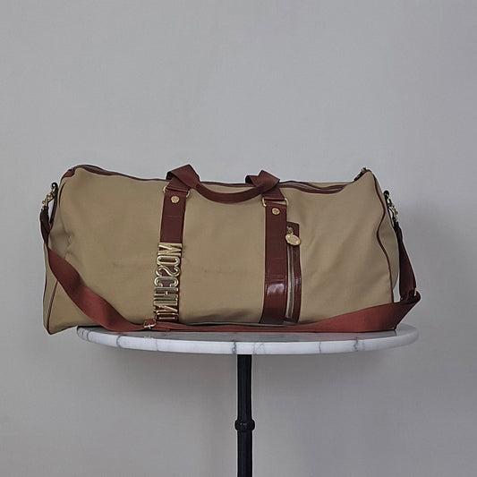 Rare Moschino Travel Weekender/Duffle Bag 1564