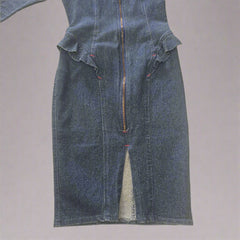 Vintage Scarpa Denim Dress, Size: Vintage AU 12 (Internaional S)