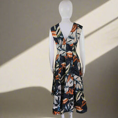 Scanlan Theodore Tropical Escape Midi Dress – Size AU 10 / UK 10 / US 10