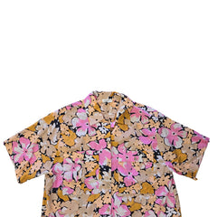 Floral-patterned shirt on a light background