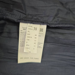 Gerry Weber Navy Lightweight Ruffle Jacket - Size: AU 12