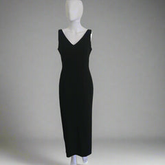 David Lawerance Black Maxi Dress, Size AU 8