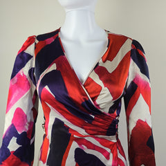 Armani Collezioni Silk Wrap Dress – Size IT 40 (AU/UK 8)