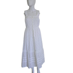 White dress on a light background