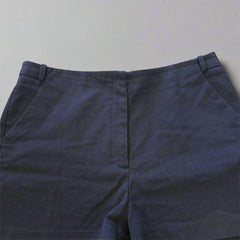 Glassons Classic Navy Bermuda Shorts - Size: AU 14