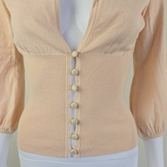 Alannah Hill Beige/Peach Cardigan - Size: AU 12