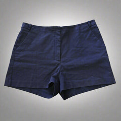 Glassons Classic Navy Bermuda Shorts - Size: AU 14