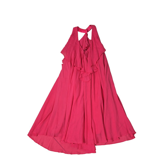 Pink dress on a light background 2736