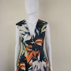 Scanlan Theodore Tropical Escape Midi Dress – Size AU 10 / UK 10 / US 10
